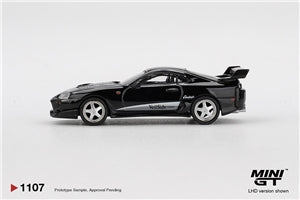 Mini GT Toyota Supra VeilSide Combat V-II Black 1:64 Diecast Car MGT01107-R (RHD)