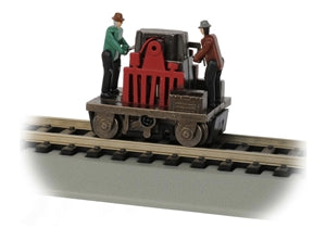 Bachmann  HO Gandy Dancer Hand Car Red 46228 Analogue
