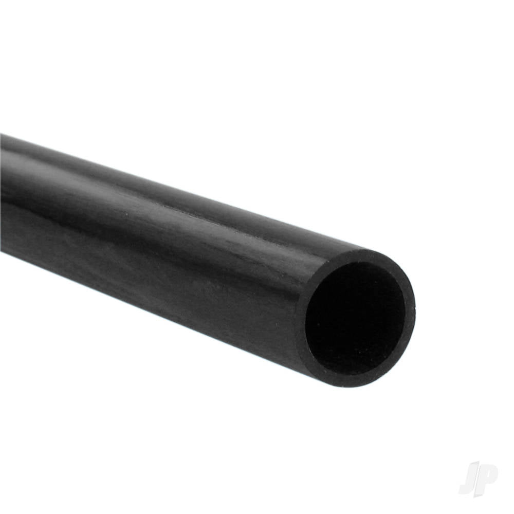 Black Carbon fibre round tube
