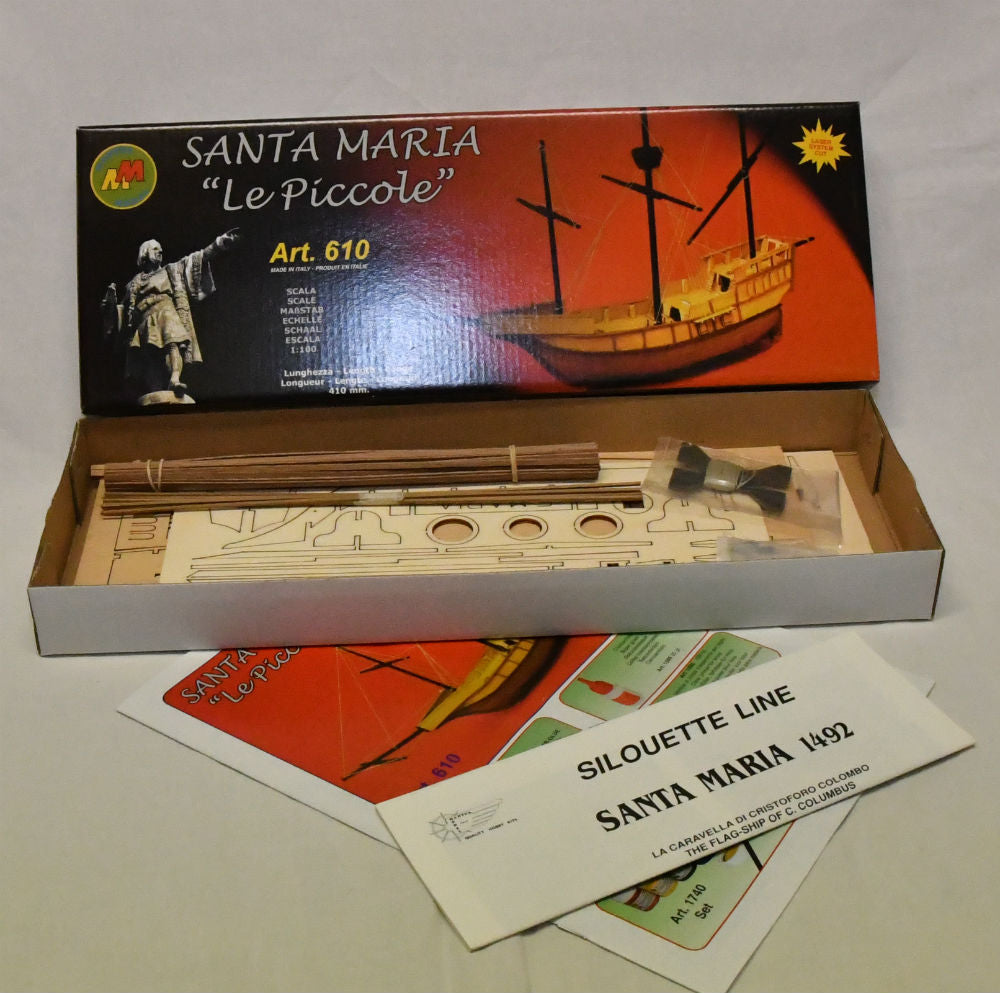 Mantua Santa Maria "Le Piccole"  wooden model ship kit