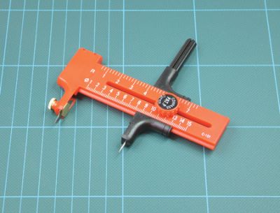 Compass Cutter C-101 cuts circles from 10mm to 150mm diameter