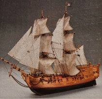 Mantua 1:100 Black Falcon  Corsair Brig 18th Century  Wooden Ship  Kit