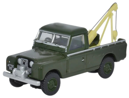 76LAN2009 Land Rover Series II Tow Truck Bronze  Green by Oxford Diecast