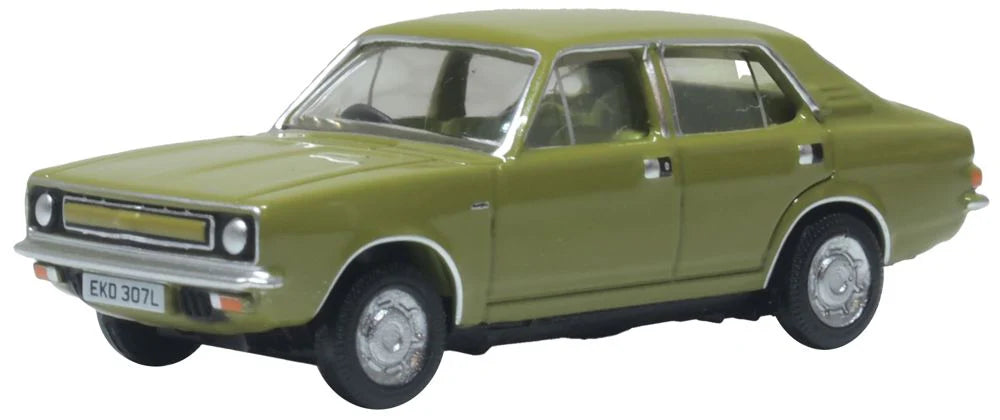 Model of a green car on a white background