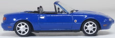 Oxford Diecast 1:76 76MAZ003 Mazda MX5 (Open) Manner Blue