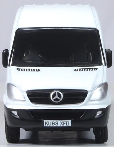 Oxford Diecast 1:76 Mercedes Sprinter Van White