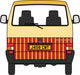 Oxford Diecast 76T4007 VW T4 Van Bobs Hot Dogs