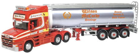 Scania T Cab Cylindrical Tanker Wagon Wilson McCurdy 1:76 76TCAB011 by6 Oxford Diecast