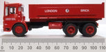 Oxford Diecast 76TIP005 AEC Ergomatic Tipper London Brick Company