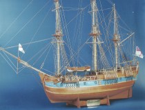 Mantua 1:60 HM Bark Endeavour Wooden Ship Kit