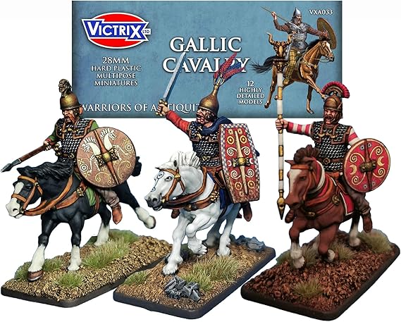Victrix VXA033 v28mm Gallic Cavalry plastic model kit