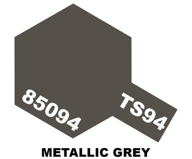 Tamiya TS-94 Metallic Grey Spray Paint colour swtch