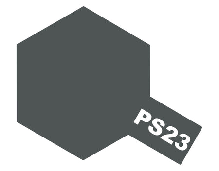 Tamiya PS-23 Gun Metal Polycarbonate Spray Paint colour swatch
