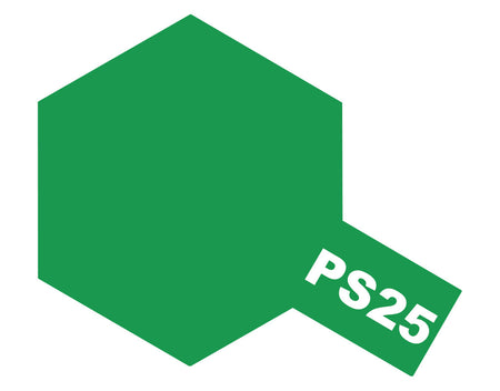 Tamiya PS-25 Bright Green  Polycarbonate Spray Paint colour swatch