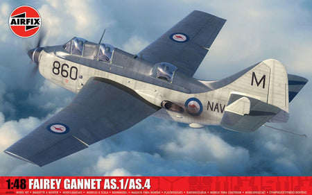 Airfix 1:48 Fairey Gannet AS.I/AS.4 (Export Schemes) Plastic Model Kit