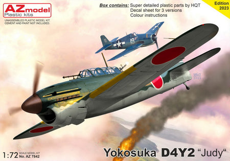 Yokosuka D4Y2 'Judy' 1:72  Famous Japan Plane Plastic Model Kit