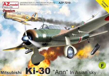 Mitsubishi Ki-30 "Ann" in Asan Sky plastic model kit