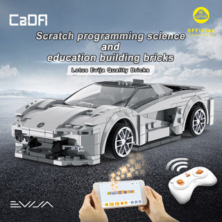 CaDA 1:18 Lotus racing car Radio Control Brick Model- 308pcs