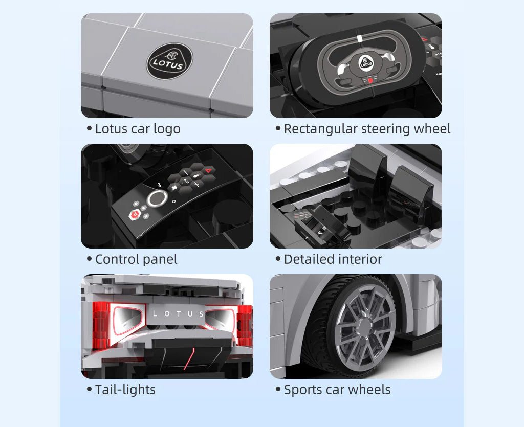 CaDA 1:18 Lotus racing car Radio Control Brick Model- 308pcs - C51071W_12