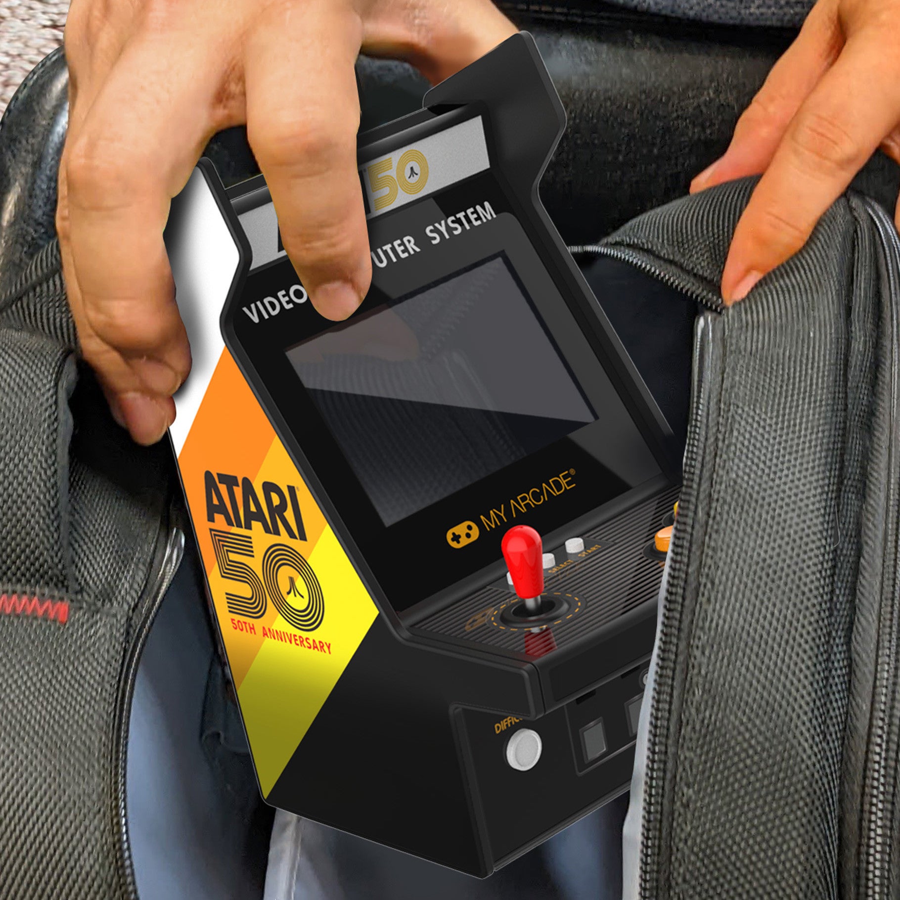 Atari Micro Player Pro 6.7" Portable Retro Arcade (100 games in l)