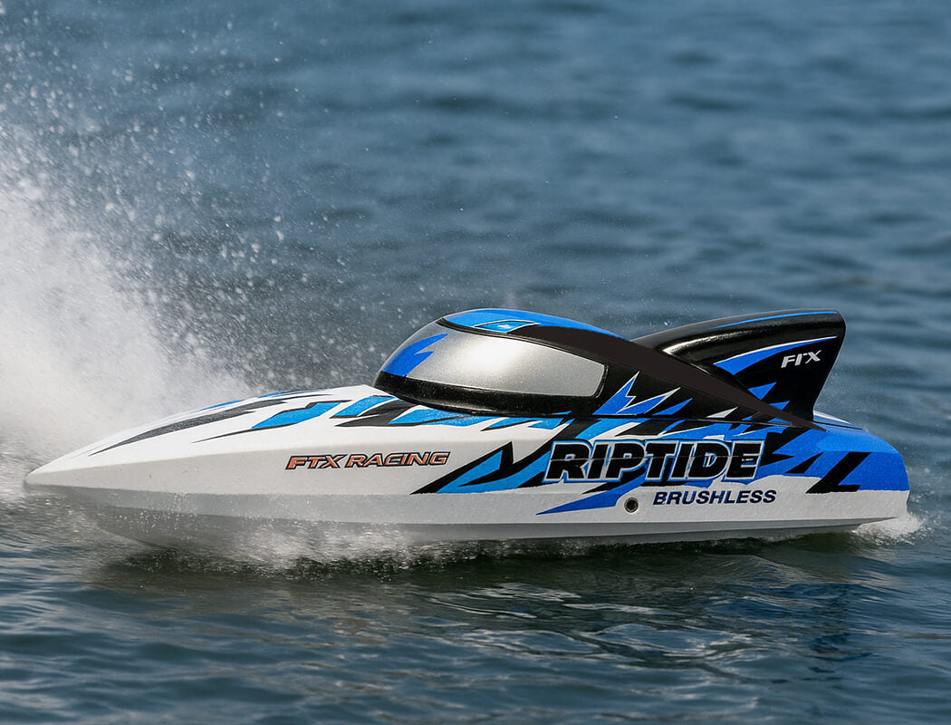 FTX0780B Riptide Turbojet Brushless R/C Speed boat 41 cm  BLUE