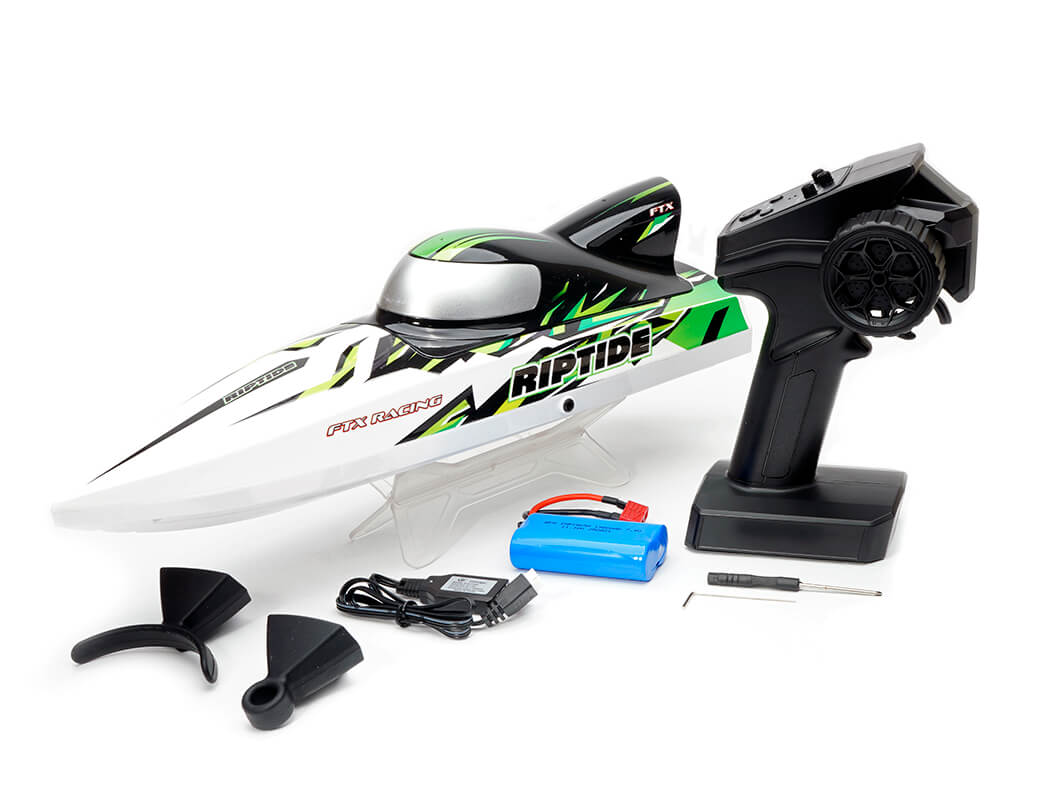 FTX0780G Riptide Turbojet Brushless R/C Speed Boat 412 cm Green