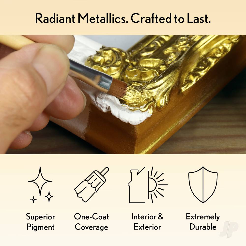 Gold Super Gild Acrylic Gilding Paint, 30 ml