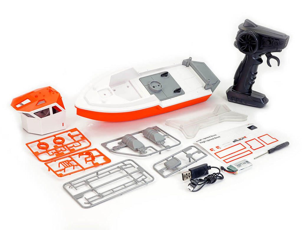 Heng Long SNIG  Rescue RTR Boat Brushless 320mm Long White