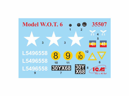 ICM 1:35  Model W.O.T. 6 WWll British Truck 35507