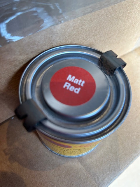 Spectra Fuel Resistant Enamel Paint 125 ml Matt Red for Model Finishing