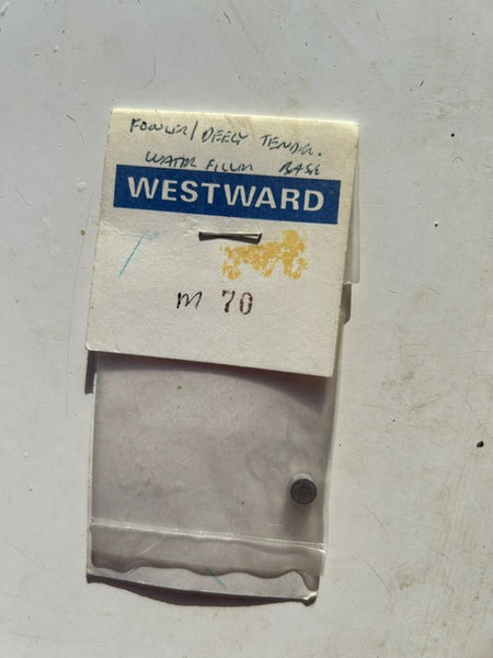 LMS Fowler Tender Water Filler Base  OO Gauge by Westward M70  in white Metal