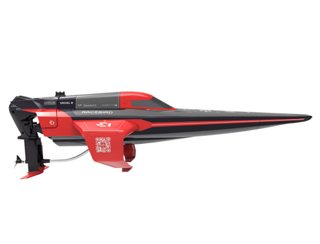 Joysway E1 Racebird Lit RC Hydrofoil RTR Boat Red JY8608R