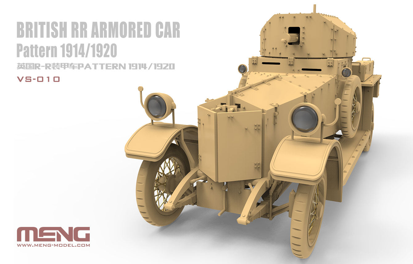 British Rolls-Royce Armoured Car 1914-1920  1:35  by Meng Models