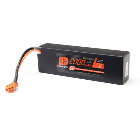 Spektrum 11.1V 2000mAh 3S 30C Smart G2 Lipo Battery IC2 (For Mini Kraton)