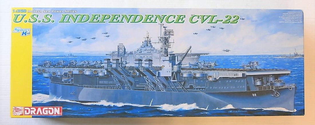 U.S.S. Independence CVL-22 1:350 Smart Kit by Dragon 1024 Plastic model Kit