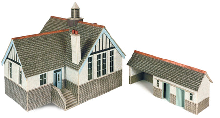 Metcalfe PO253 OO/HO Village School Card Kit