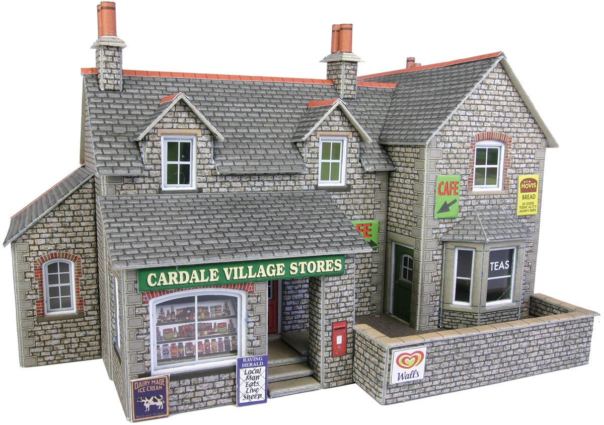 card building of a village shop