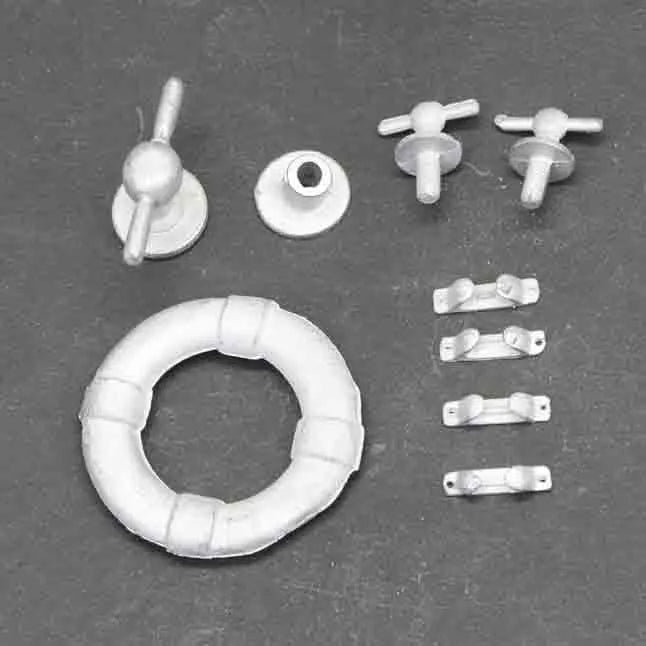 Mr Tom Wooden Boat Kit PR811 including  white metal fittings kit