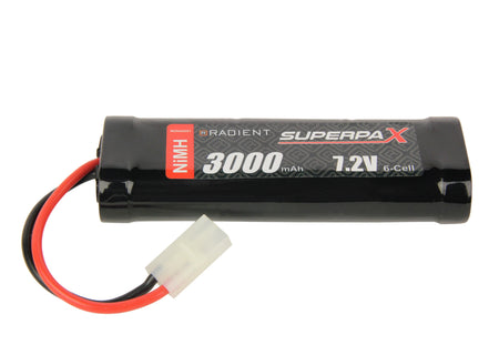 Radient Superpa X 3000mAh 6 cell 7.2volt battery with Tamiya connector
