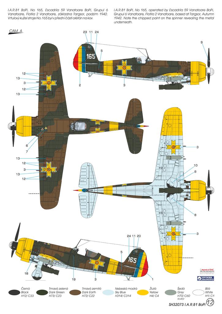 I.A.R.81 BoPi "Dive Bomber" 1:32 By Special Hobby SH32073