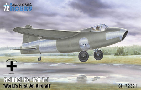 Heinkel He 178 V-1  1:72 Jet Aircraft SH72321 World's First Jet Aircraft