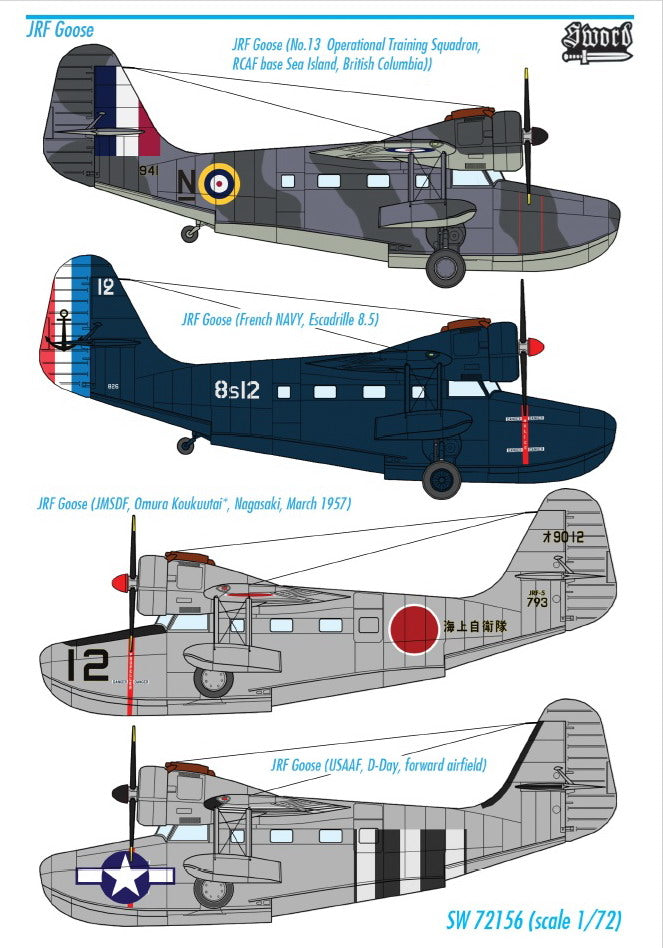 Grumman JFR Goose 1/72  By Sword