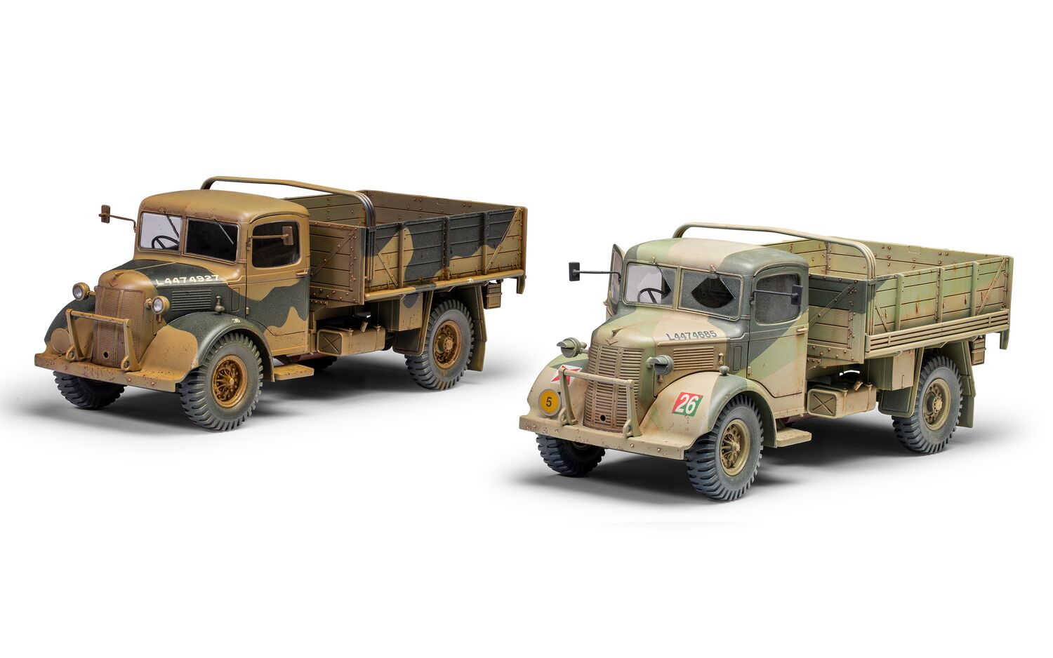 Airfix 1/35 Austin 30-cwt 4x2 GS Truck British Army WWII Model Kit