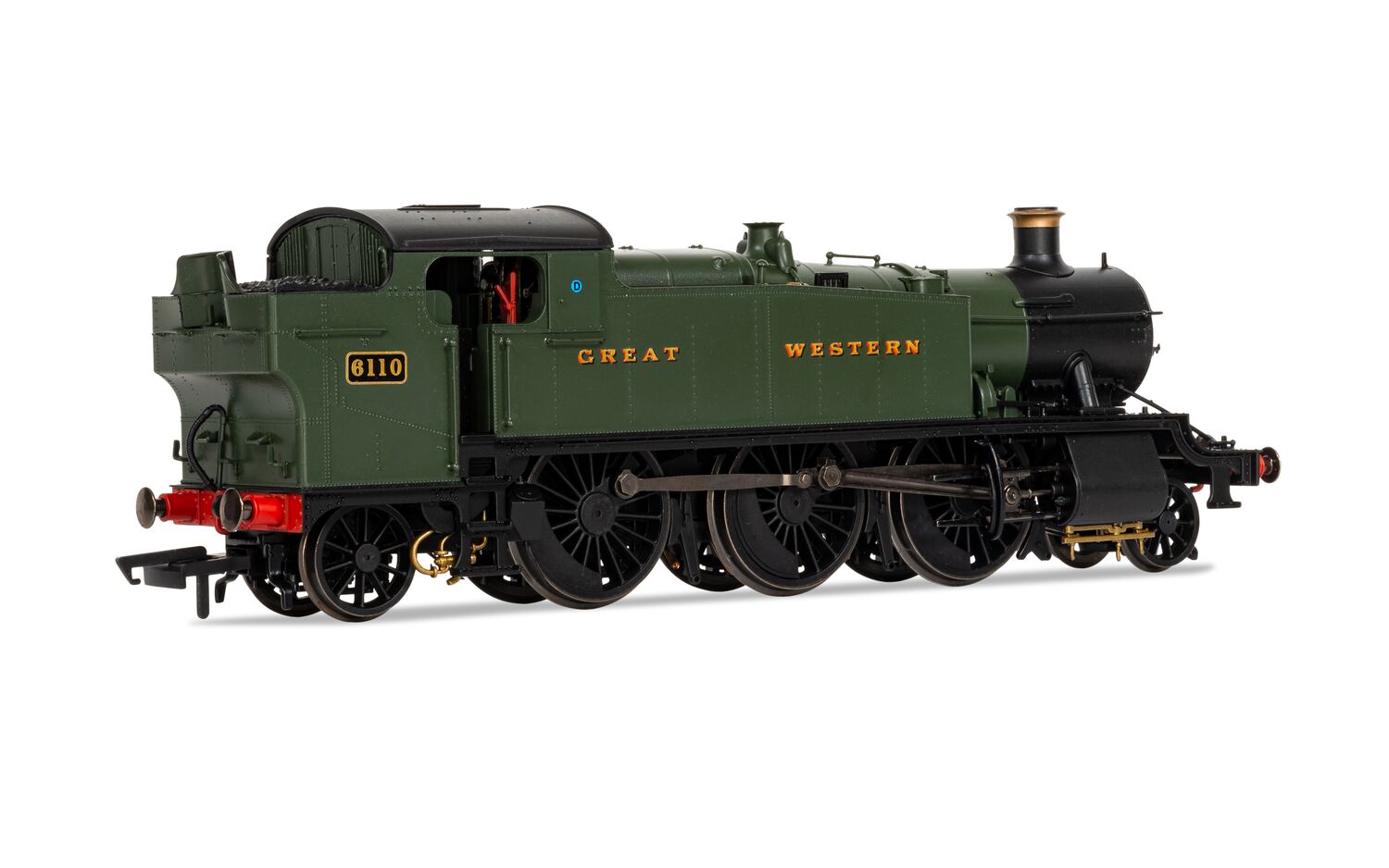 Hornby R3721 GWR, Class 61xx Large Prairie, 2-6-2T, 6110 - Era 3