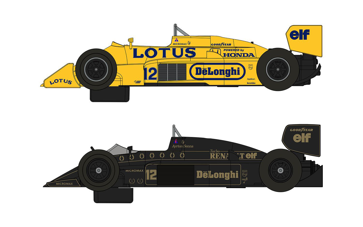 Scalextric C1432M 1980s Grand Prix Race Set - c1432m-scalextric-grand-prix-retro-race-set-renders-D69528A9