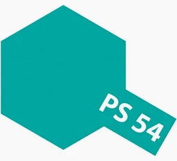 Tamiya PS-54 Cobalt  green polycarbonate spray paint colour swatch