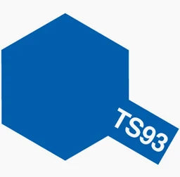 Tamiya TS-93 Pure Blue spray Paint colour swatch