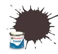Humbrol 173 Enamel paint can with a paint splatter on a white background
