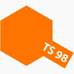 Tamiya TS-98 Pure orange spray paint colour swatch