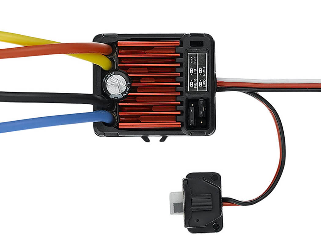 'HOBBYWING QUICRUN 1060 BRUSHED SBEC WP ESC (60A) T-PLUG Waterproof HW30120203